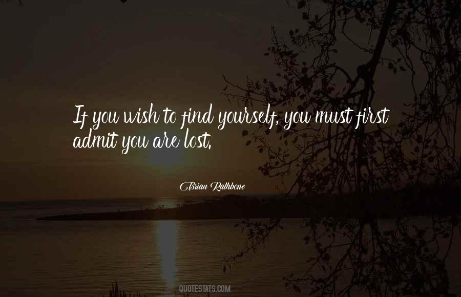 Quotes About Lost Self #1014983