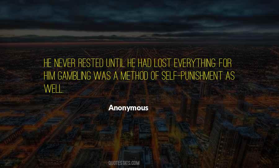 Quotes About Lost Self #748396