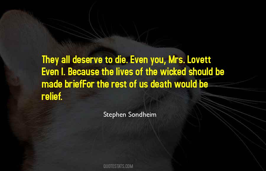 You Should Die Quotes #597239