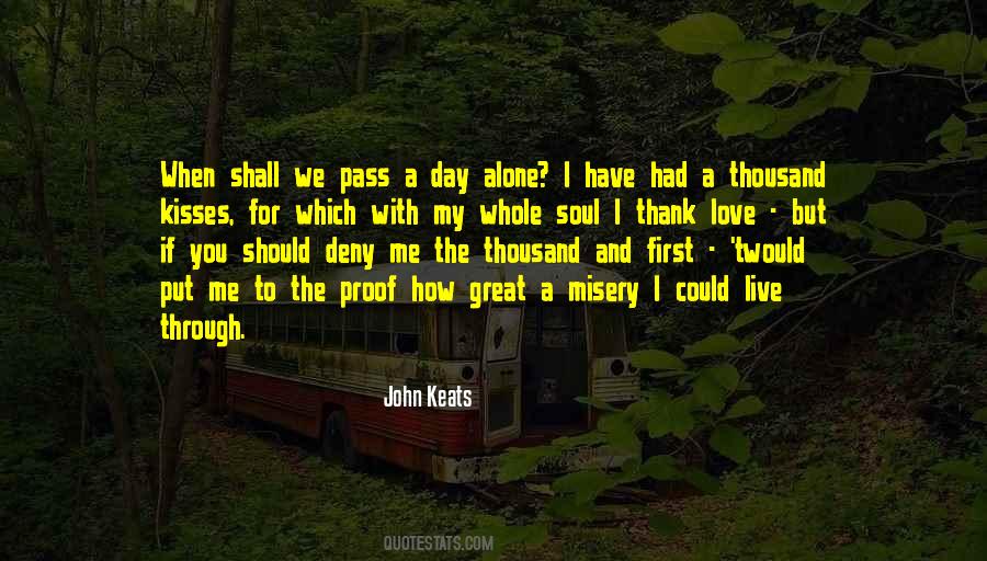 Keats Love Quotes #109099