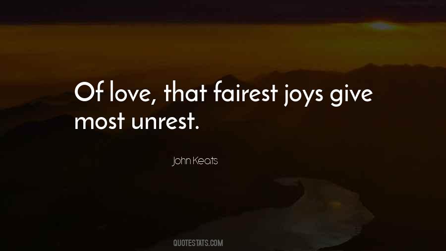 Keats Love Quotes #36132