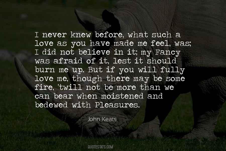 Keats Love Quotes #500550