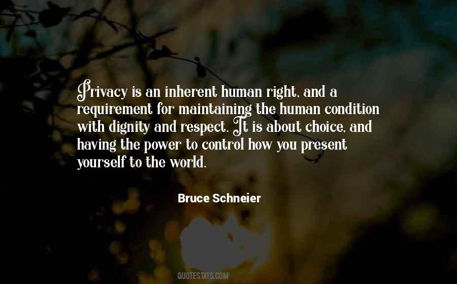 Quotes About Respect For Human Dignity #1423889