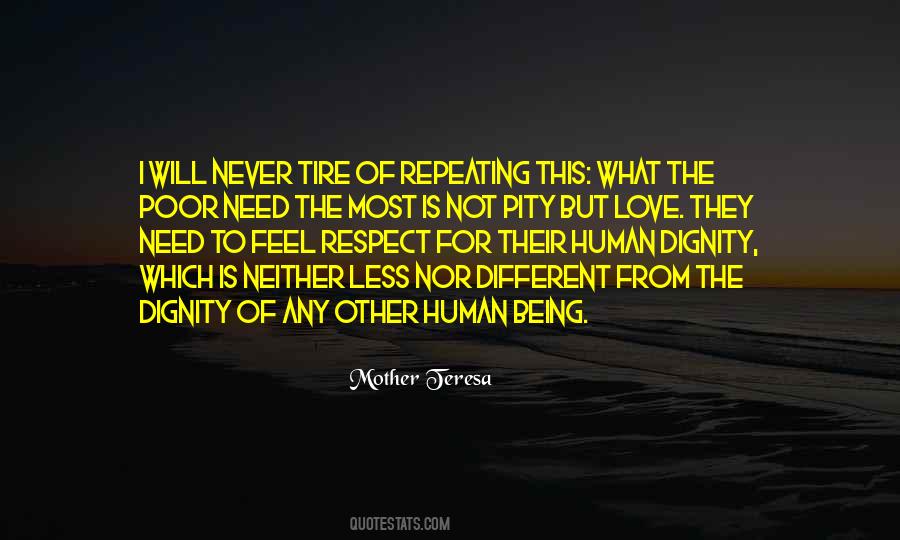 Quotes About Respect For Human Dignity #415968