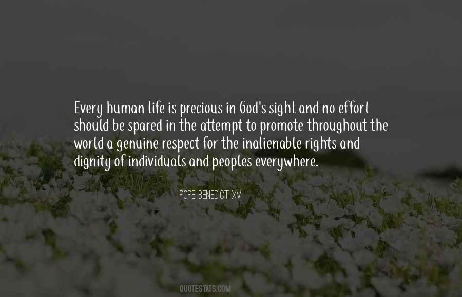 Quotes About Respect For Human Dignity #663409