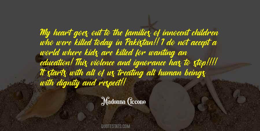 Quotes About Respect For Human Dignity #772142