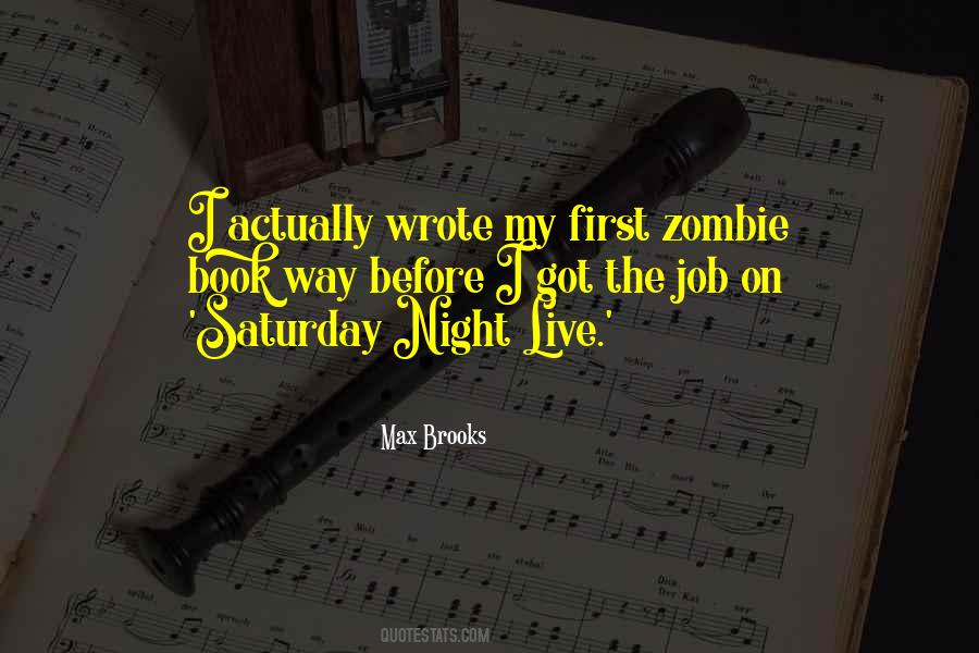 Saturday Job Quotes #1474259