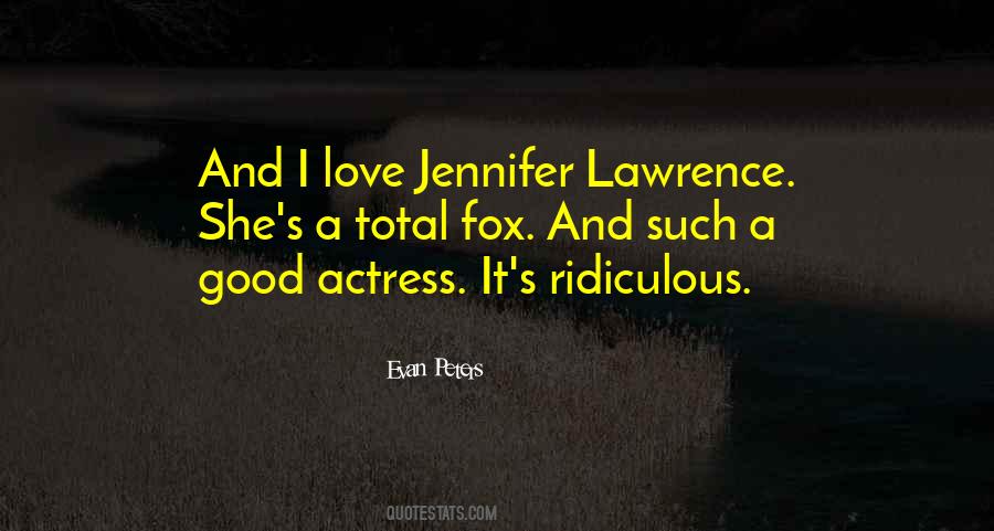 Good Fox Quotes #1403486