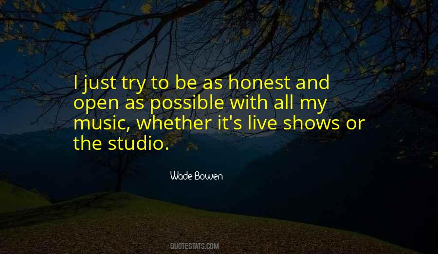 Live With Music Quotes #1052506