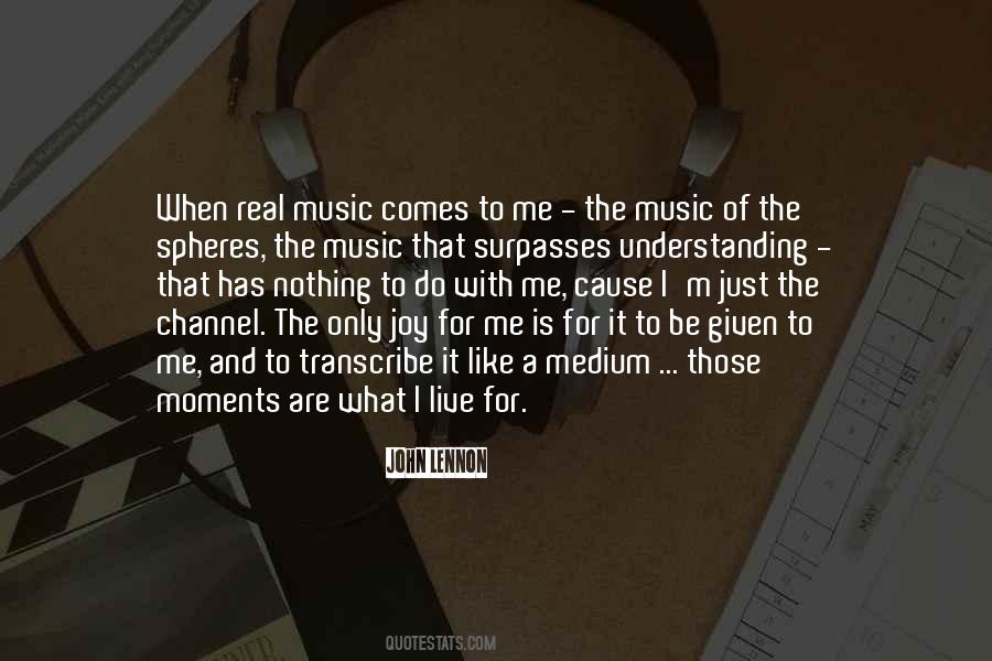 Live With Music Quotes #1530587