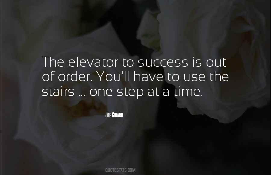 Step By Step Success Quotes #29596