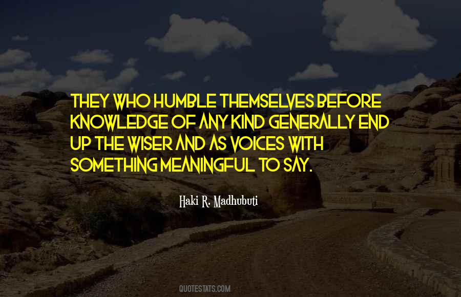 Humble Kind Quotes #511898