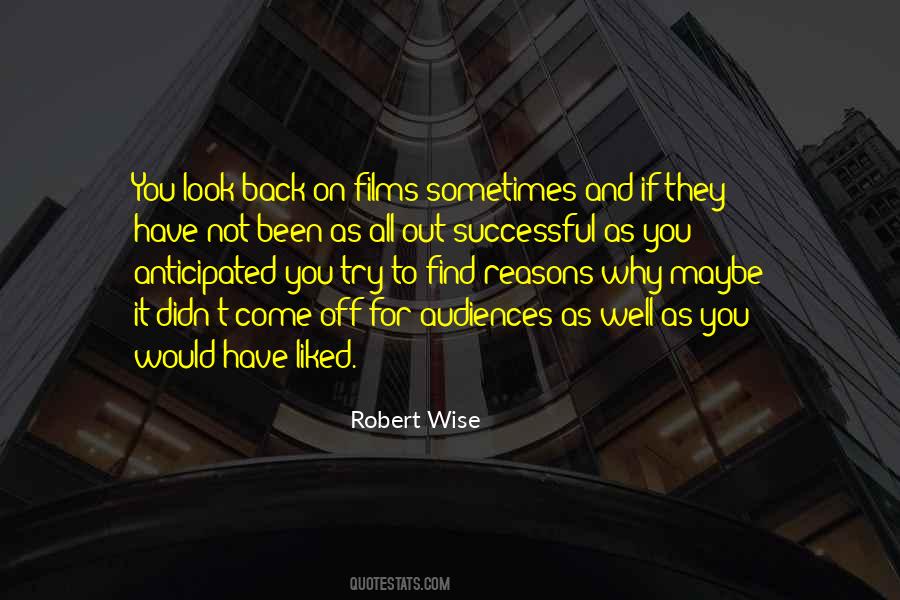 Sometimes You Look Back Quotes #1565420