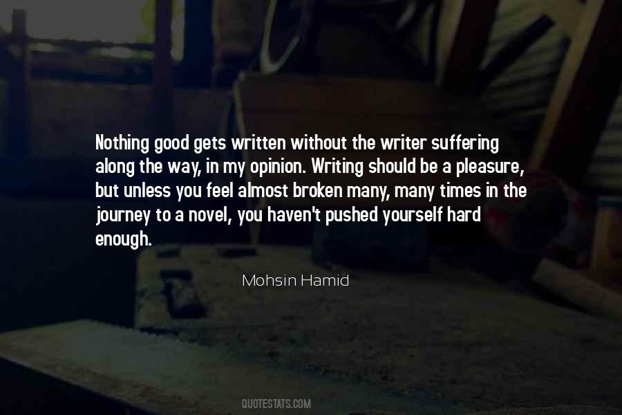 Broken Writer Quotes #765340