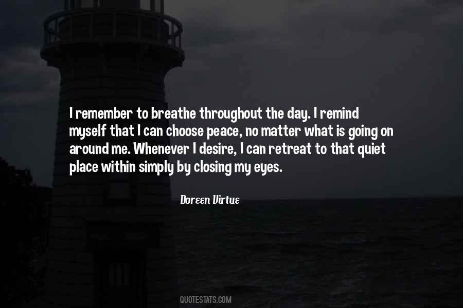 Peace Within Me Quotes #1351201