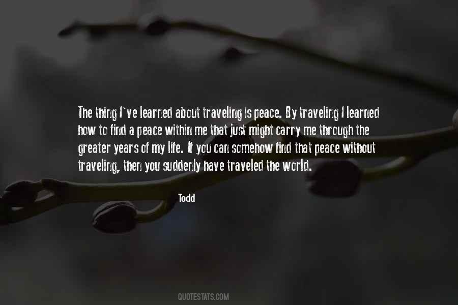 Peace Within Me Quotes #460913