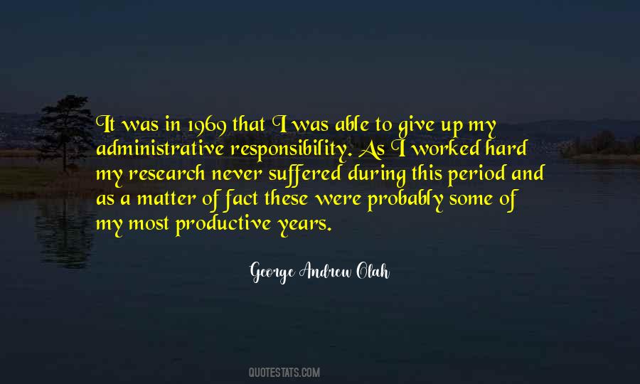 Give Up Responsibility Quotes #1661496