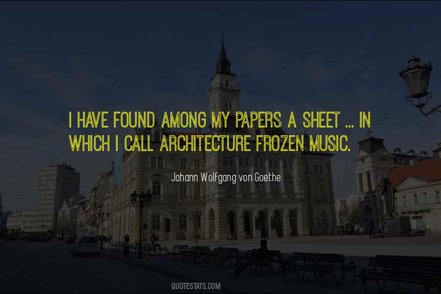 Quotes About Goethe Music #61190