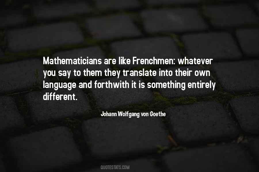 Quotes About Goethe Language #1059184