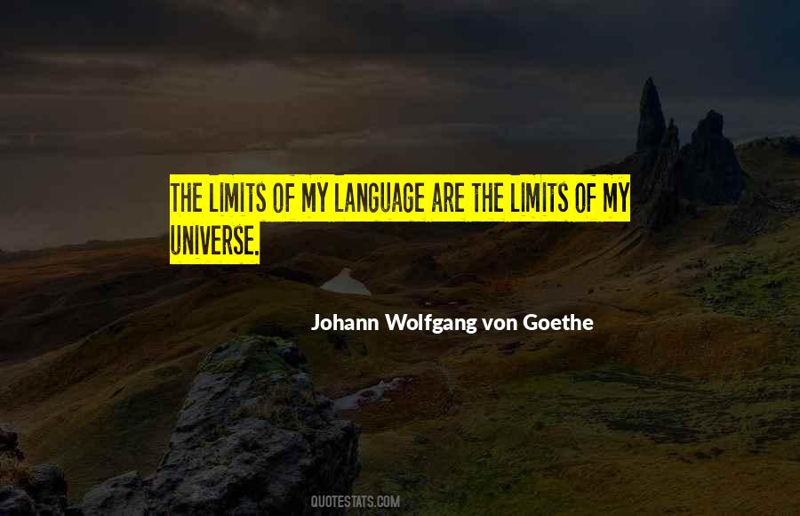 Quotes About Goethe Language #1655187