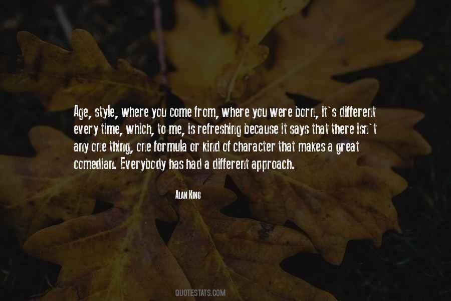 A Different Approach Quotes #709012
