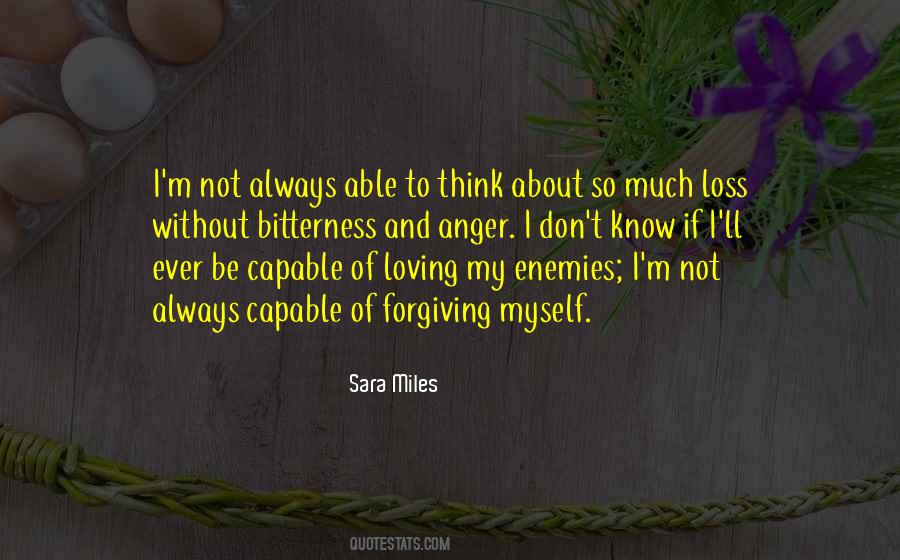 Anger Loss Quotes #1440817