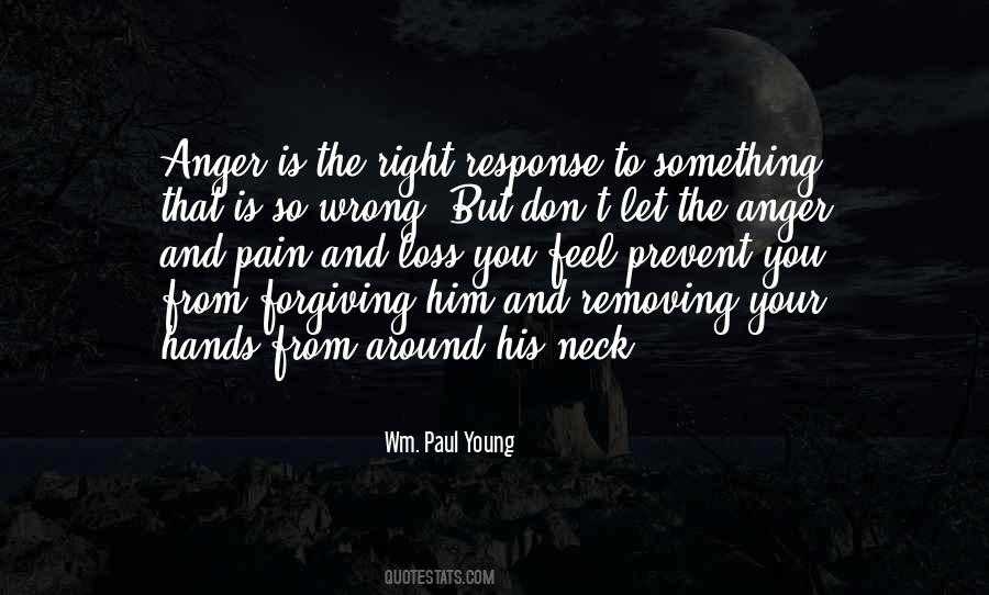 Anger Loss Quotes #1459096