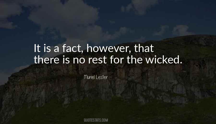 Wicked Evil Quotes #1503929