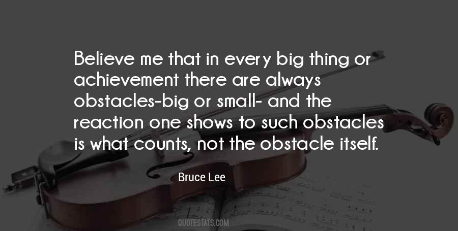 No Obstacle Is Too Big Quotes #3779