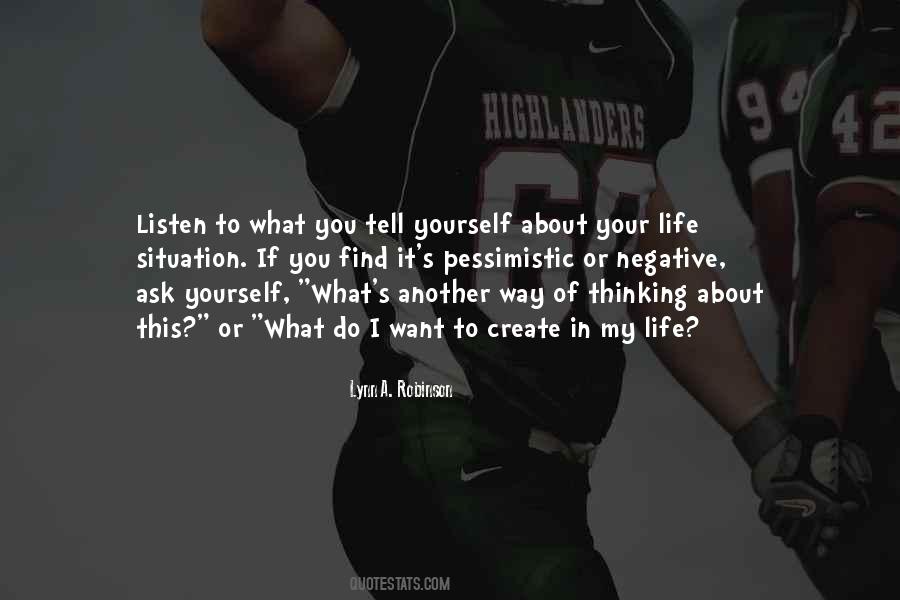 What Do You Want In Life Quotes #217087