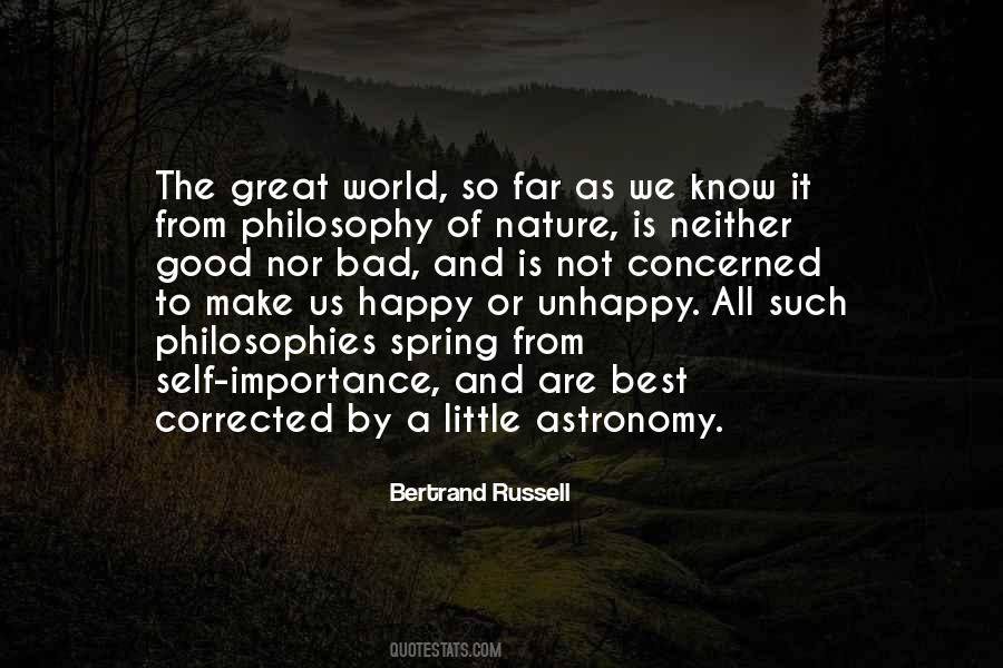 Nature Philosophy Quotes #1106809