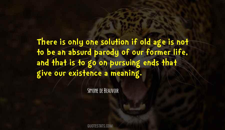 Give Life A Meaning Quotes #506740