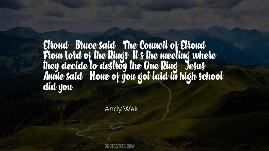 Lord Of The Rings The One Ring Quotes #1622423