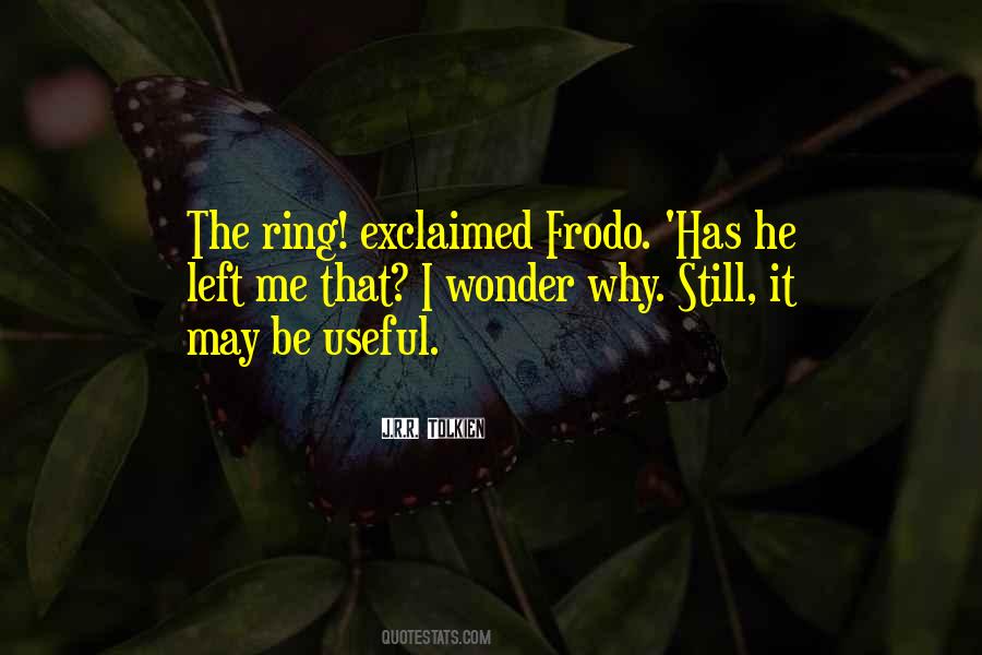 Lord Of The Rings The One Ring Quotes #30600