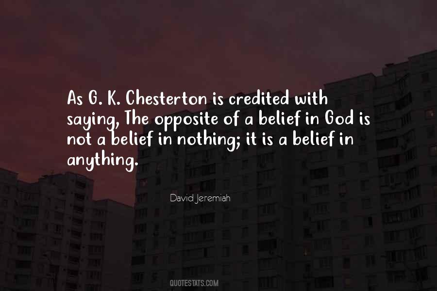 K Chesterton Quotes #1079365