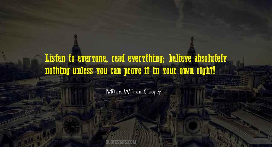 Prove Nothing Quotes #1228475