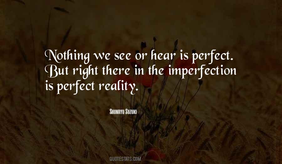 Quotes About Imperfection Perfect #1698925