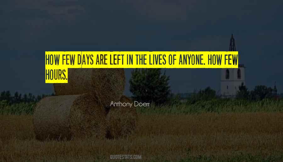 Hours Left Quotes #14763