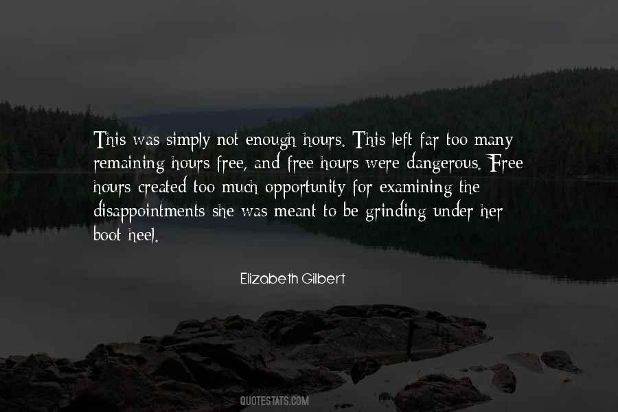 Hours Left Quotes #600270