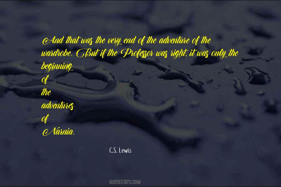 End Of Adventure Quotes #1861673