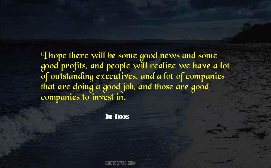 Some Good News Quotes #9736