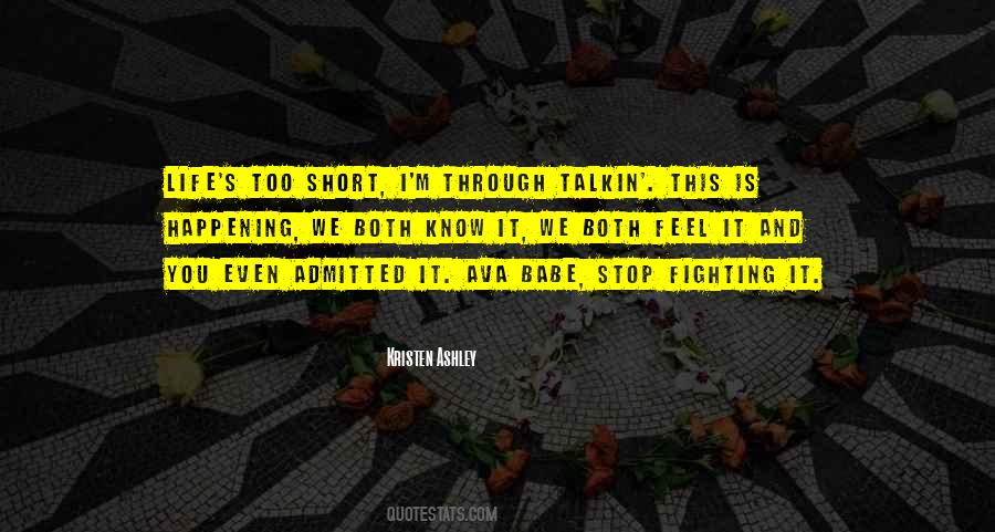 Stop Fighting Each Other Quotes #268279