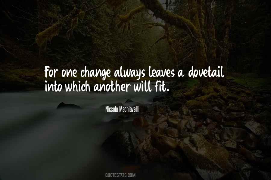 One Change Quotes #1570353