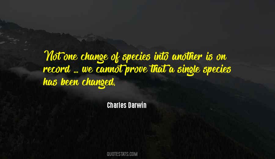 One Change Quotes #1629230