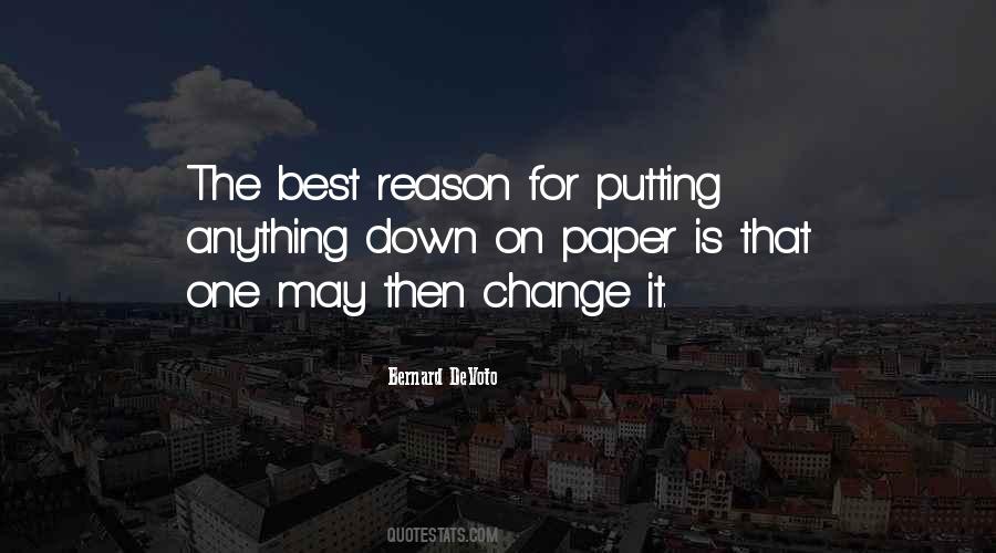 One Change Quotes #64781