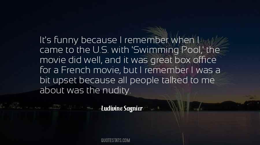 Funny Swimming Movie Quotes #1083342