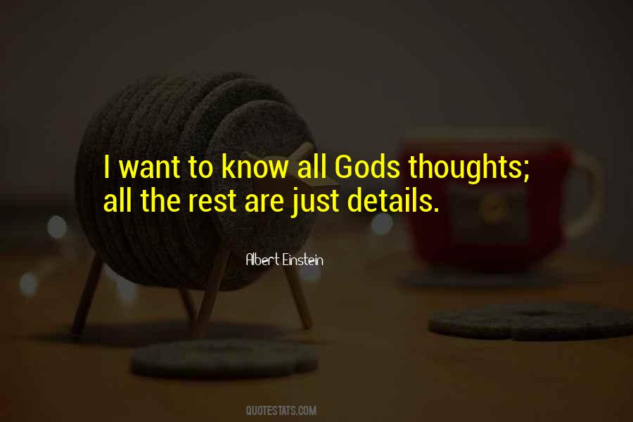 Quotes About Gods Thoughts #647123