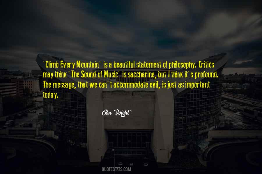 Mountain Philosophy Quotes #1842947
