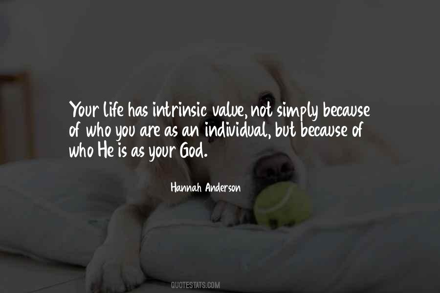 Intrinsic Value Of Life Quotes #626108