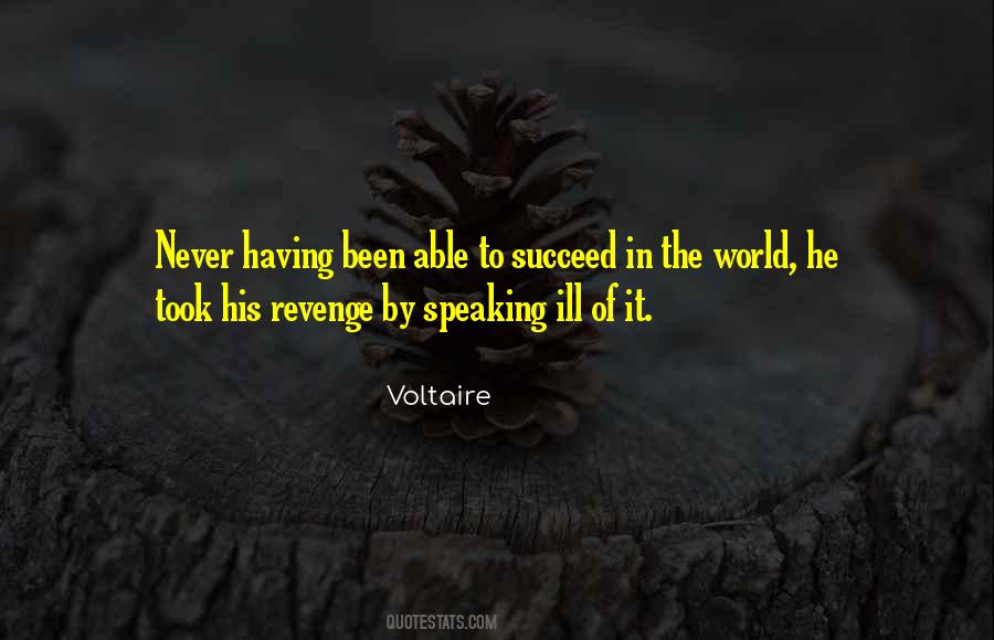 Revenge With Success Quotes #701069